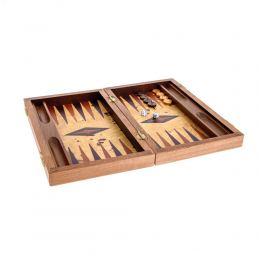 Handmade Olive Wood Backgammon Board Wooden Game Set - Slots Storage Medium 3