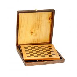 Σκάκι απο Ξύλο Ελιάς σε Ξύλινο Κουτί 8A